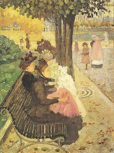 Maurice Prendergast The Tuileries Gardens Germany oil painting art